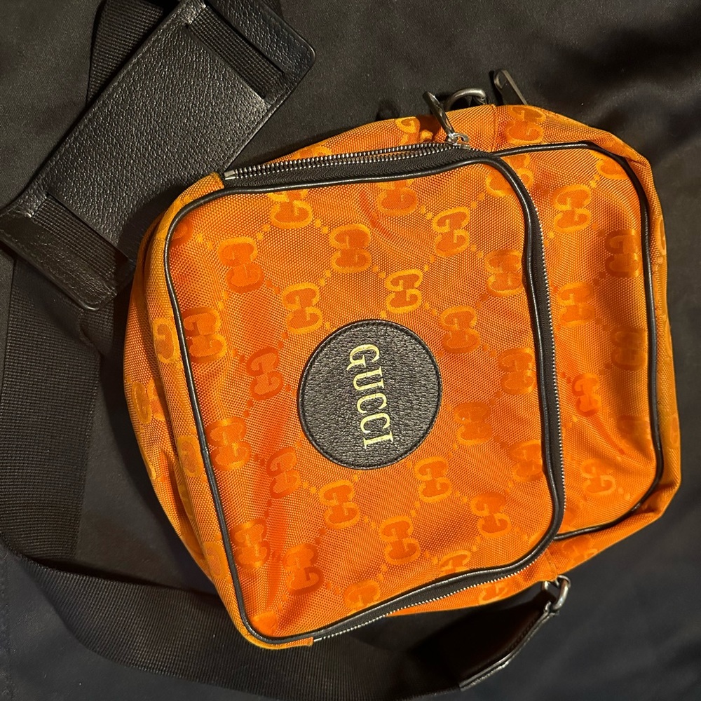 Gucci of the grid messenger bag.